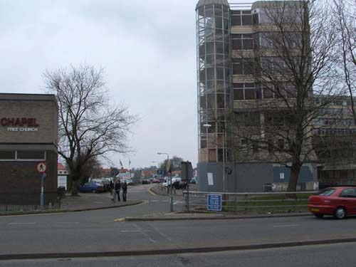 Across the flyover