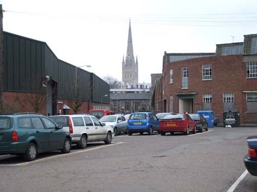 The view south